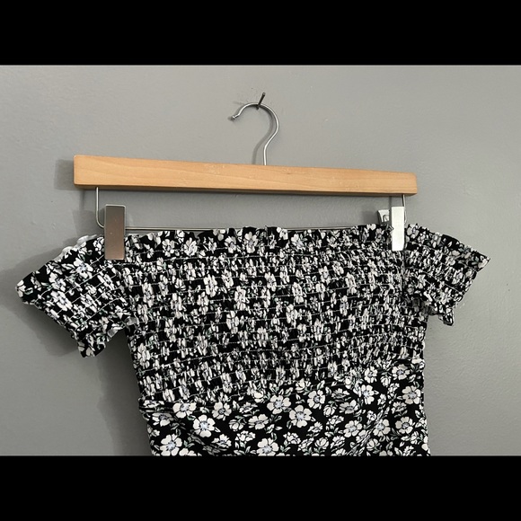 Xhilaration | Smocked Off the Shoulder One Piece - Picture 10 of 16